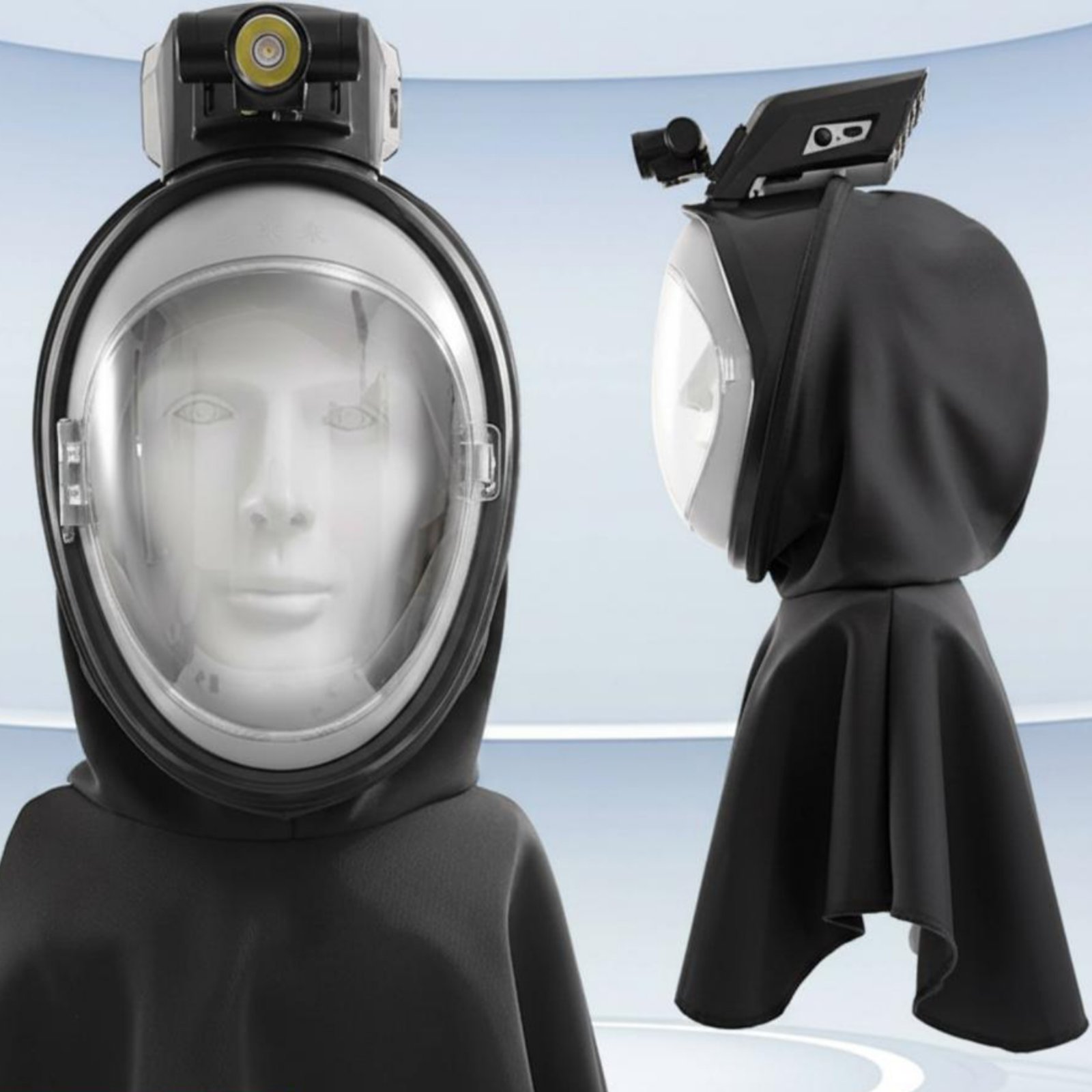 Kn95 Respirator Mask - Respiratore Purificatore d'Aria Motorizzato Antipolvere con