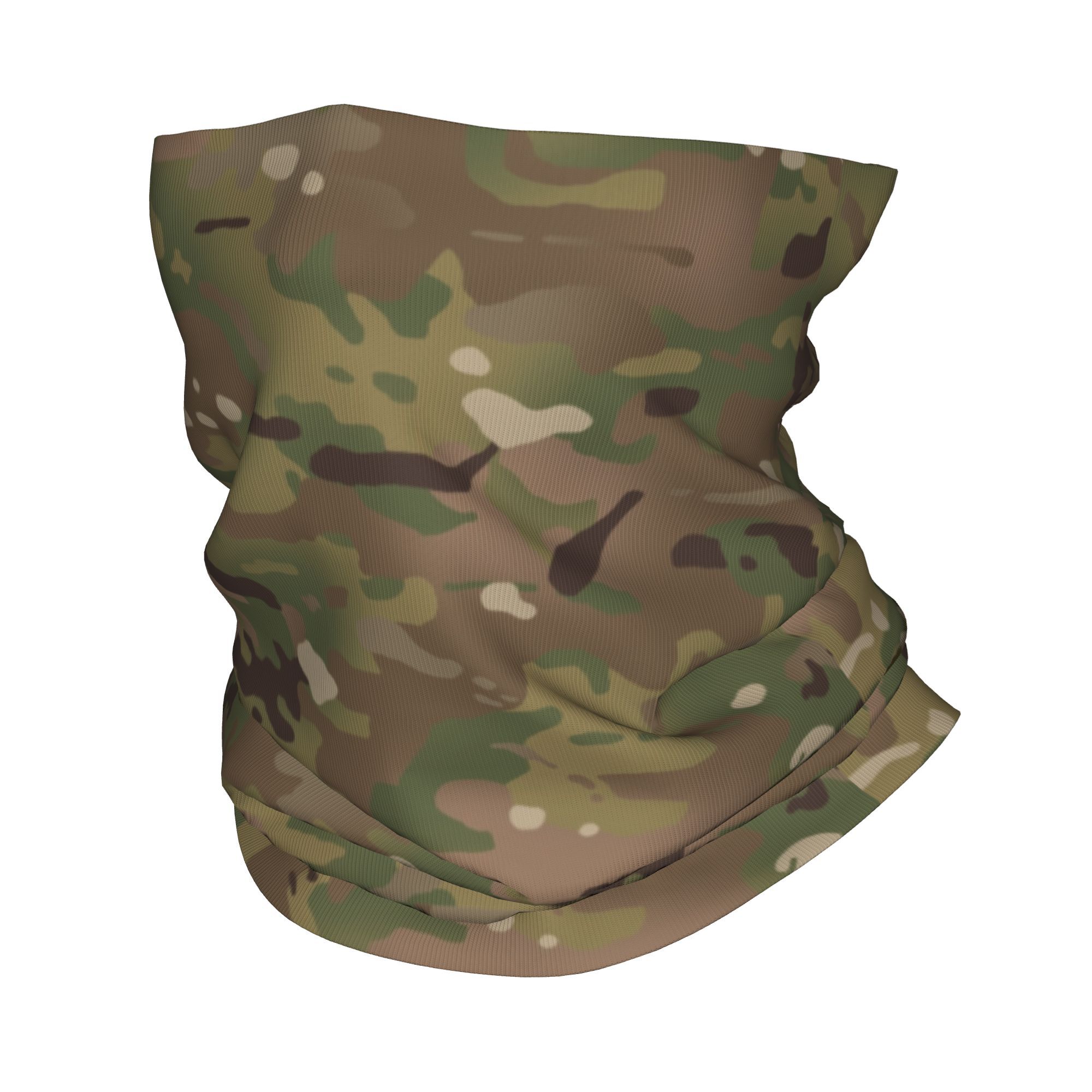 Neck Gaiter Face Cover - Scaldacollo Bandana con motivo mimetico militare