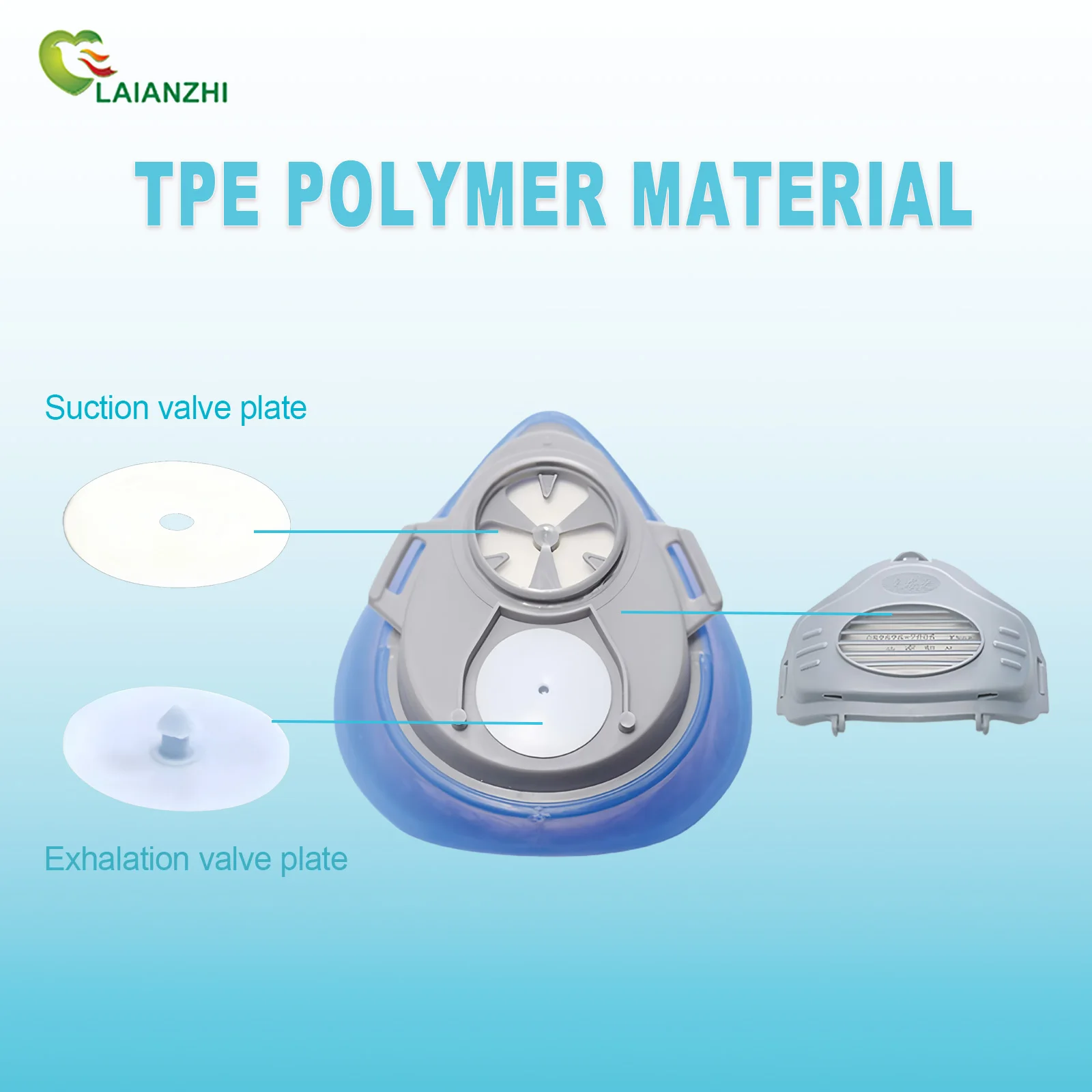 LAIANZHI Maschera in silicone  - Dust Mask Construction recensione e prezzo